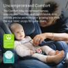 UPPAbaby Rove Convertible Car Seat – 2-in-1 Rear + Forward Facing – Quick + Secure 3-Step Install – Intuitive Safety Technology + Comfort Features – Cup Holder Included – Jake (Black Mélange)(Kavneer (Almond Mélange))