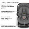 UPPAbaby Travel System, Includes Minu V3 Stroller + Aria Lightweight Car Seat Combo – Adapters, Car Seat, Base + Infant Insert Included – Greyson (Charcoal Mélange)(Greyson)