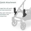UPPAbaby Upper Adapter for Vista, Vista V2, and Vista V3 Strollers/ Compatible with Bassinet, Toddler Seat, Aria, Mesa V2, or Mesa Max Infant Car Seats / Quick + Secure Attachment / 1 Set(Lower Adapter for Vista)