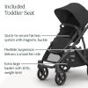 UPPAbaby Vista V3 Stroller – Full-Size Single-to-Double Stroller System – Toddler Seat, Bug Shield, Rain Shield, and Storage Bag Included – Owen (Mocha Mélange/Carbon Frame/Chestnut Leather)(Jake (Charcoal))