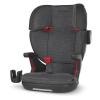 UPPAbaby Alta V2 High Back Booster Seat/Seven-Position, Active Support Headrest for Growing Children/SecureFit Integrated Belt Guide + Positioner/Cup Holder Included/Kavneer (Almond Mélange)(Charcoal Mélange)