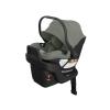UPPAbaby Aria V2 Lightweight Infant Car Seat – Just Under 6 lbs – Base with Load Leg + Infant Insert + All-Weather FootCover Included – Direct Stroller Attachment – Greyson (Charcoal Mélange)(Evelyn (Meadow Green))
