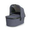 UPPAbaby Bassinet V3 – Compatible with Vista, Cruz, Ridge Strollers – Overnight Sleep Solution – Mattress, Sheet and Bug Shield Included – Owen (Mocha Mélange)(Julian (Dusty Blue Mélange))
