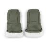 UPPAbaby CozyHandmuff – Easily Attaches to Stroller Handlebars – Ultra-Plush, Weather-Proof Hand Protection – Greyson (Charcoal Mélange)(Evelyn (Meadow Green))