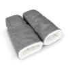 UPPAbaby CozyHandmuff – Easily Attaches to Stroller Handlebars – Ultra-Plush, Weather-Proof Hand Protection – Greyson (Charcoal Mélange)(Greyson (Charcoal Mélange))