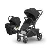 UPPAbaby Cruz V3 Stroller + Aria V2 Lightweight Car Seat Travel System Combo – Toddler Seat, Bumper Bar, Bug and Rain Shield, Car Seat Base, and Infant Insert Included – Jake (Charcoal)(Jake (Charcoal))