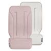 UPPAbaby Reversible Seat Liner/Water-Resistant and Comfortable/Easy Stroller Attachment/Phoebe (Breathable Light Grey/Cozy Fleece)(Light Pink)