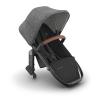 UPPAbaby RumbleSeat V3 Second Lower Seat – Compatible with Vista V2 and Vista V3 – All-Weather Seat + Magnetic Buckle – Adapters Included -Evelyn (Meadow Green)(Greyson (Charcoal Mélange/Carbon Frame/Saddle Leather))