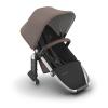UPPAbaby RumbleSeat V3 Second Lower Seat – Compatible with Vista V2 and Vista V3 – All-Weather Seat + Magnetic Buckle – Adapters Included -Evelyn (Meadow Green)(Theo (Dark Taupe/Silver Frame/Chestnut Leather))