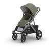 UPPAbaby Vista V3 Stroller – Full-Size Single-to-Double Stroller System – Toddler Seat, Bug Shield, Rain Shield, and Storage Bag Included – Owen (Mocha Mélange/Carbon Frame/Chestnut Leather)(Evelyn (Meadow Green))