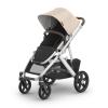 UPPAbaby Vista V3 Stroller – Full-Size Single-to-Double Stroller System – Toddler Seat, Bug Shield, Rain Shield, and Storage Bag Included – Owen (Mocha Mélange/Carbon Frame/Chestnut Leather)(Declan (Oat Mélange))