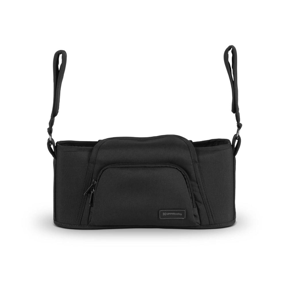 imageUPPAbaby CarryAll Parent Organizer Easy Attach Universal Fit Multiple Compartments for Beverages Snacks Personal Items Secure Zippered Pocket Light GreyCharcoal