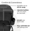 UPPAbaby Travel System – Ridge Stroller + Aria Lightweight Car Seat Combo – Toddler Seat, Rain Shield, Bug Shield, Car Seat, Base with Load Leg + Infant Insert Included – Jake (Charcoal)(Jake (Charcoal))