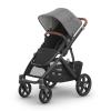 UPPAbaby Vista V3 Stroller – Full-Size Single-to-Double Stroller System – Toddler Seat, Bug Shield, Rain Shield, and Storage Bag Included – Gwen (Green Mélange/Carbon Frame/Saddle Leather)(Greyson (Charcoal Mélange))