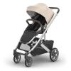 UPPAbaby Cruz V3 Stroller – from Birth + Car Seat Compatible – Full-Size, Reversible Seat – Infant Insert, Bug and Rain Shields Included – Declan (Oat Mélange/Silver Frame/Chestnut Leather)(Declan (Oat Mélange))