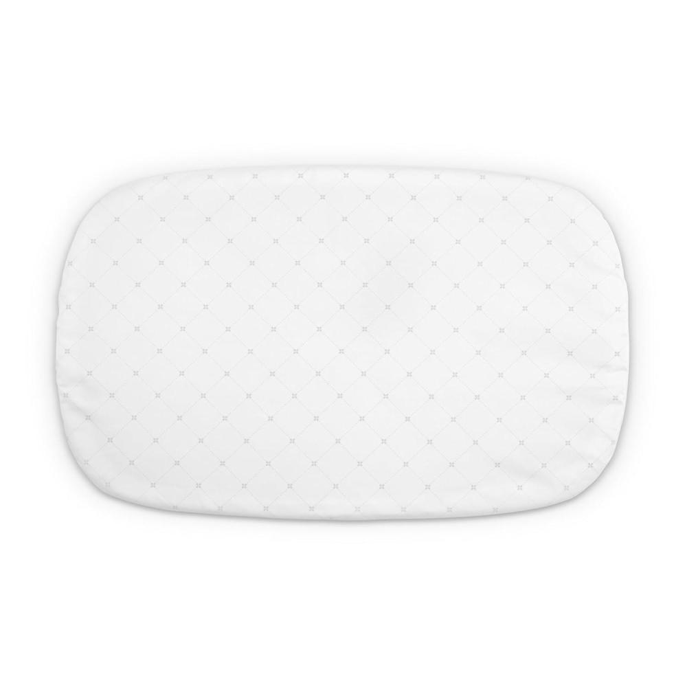 imageUPPAbaby Waterproof Mattress Cover for Soma Smart Bassinet Secure Attachment Soft Comfortable Machine Washable