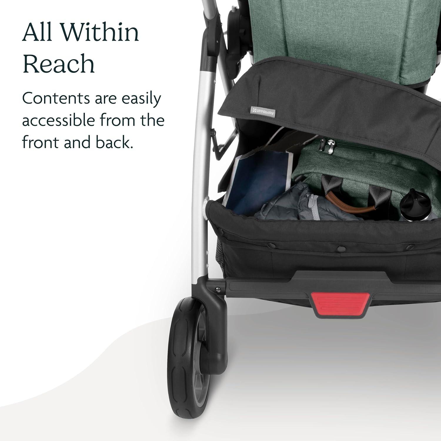 imageUPPAbaby Basket Cover for Cruz 20152019 StrollerProtects and Conceals BelongingsEasy Attachment and AccessWaterResistant Material
