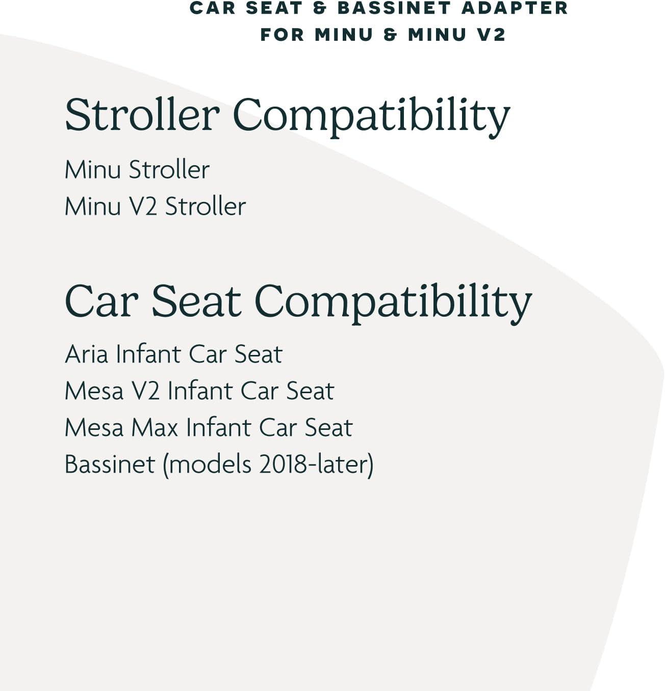 imageUPPAbaby Car Seat Adapter for Minu and Minu V2 Compatible with MaxiCOSI Nuna and Cybex Infant Car SeatsQuick Secure Attachment 1 SetPack of 2