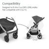 UPPAbaby Basket Cover for Cruz (2015-2019) Stroller/Protects and Conceals Belongings/Easy Attachment and Access/Water-Resistant Material