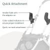 UPPAbaby Car Seat Adapter for Minu and Minu V2 / Compatible with Maxi-COSI, Nuna and Cybex Infant Car Seats/Quick + Secure Attachment / 1 Set(11.02×4.72×2.56 Inch (Pack of 1))