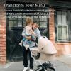 UPPAbaby Car Seat Adapter for Minu and Minu V2 / Compatible with Maxi-COSI, Nuna and Cybex Infant Car Seats/Quick + Secure Attachment / 1 Set((Pack of 2))