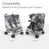 UPPAbaby G-Link and G-Link V2 Rain Shield Waterproof and Windproof Coverage Ventilated Design Quick Attachment Easy Access to Child
