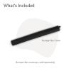 UPPAbaby Leather Bumper Bar Cover – Black, One Size (Pack of 1)