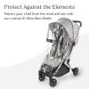 UPPAbaby Minu and Minu V2 Rain Shield/Waterproof and Windproof Coverage/Ventilated Design/Quick Attachment/Easy Access to Child(1 Count (Pack of 1))