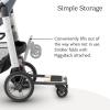 UPPAbaby Piggyback Ride-Along Board for Cruz Stroller Models 2015-2019 – Quick Attachment for Children to Stand + Stroll – 55 lbs. Weight Capacity,Black/Brown