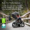 UPPAbaby Ridge Jogging Stroller | All-Terrain Performance with Suspension + Never-Flat Tires Built for Walking, Running + Trails | Water Bottle Holder Included | Savannah (Pearl Grey | Carbon Frame)(Jake (Charcoal))