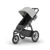 UPPAbaby Ridge Jogging Stroller | All-Terrain Performance with Suspension + Never-Flat Tires Built for Walking, Running + Trails | Water Bottle Holder Included | Savannah (Pearl Grey | Carbon Frame)(Savannah (Pearl Grey))