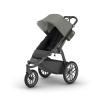 UPPAbaby Ridge Jogging Stroller | All-Terrain Performance with Suspension + Never-Flat Tires Built for Walking, Running + Trails | Water Bottle Holder Included | Savannah (Pearl Grey | Carbon Frame)(Evelyn (Meadow Green))