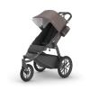 UPPAbaby Ridge Jogging Stroller | All-Terrain Performance with Suspension + Never-Flat Tires Built for Walking, Running + Trails | Water Bottle Holder Included | Savannah (Pearl Grey | Carbon Frame)(Theo (Dark Taupe/Carbon Frame))