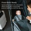 UPPAbaby Travel System, Includes Minu V3 Stroller + Mesa V3 Infant Car Seat Travel System Combo – Adapters, Car Seat, Base + Infant Insert Included – Evelyn (Meadow Green)