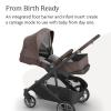 UPPAbaby Cruz V3 Stroller – from Birth + Car Seat Compatible – Full-Size, Reversible Seat – Infant Insert, Bug and Rain Shields Included – Ada – (Sandstone Mélange/Carbon Frame/Chestnut Leather)(Owen (Mocha Mélange))