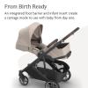 UPPAbaby Cruz V3 Stroller – from Birth + Car Seat Compatible – Full-Size, Reversible Seat – Infant Insert, Bug and Rain Shields Included – Ada – (Sandstone Mélange/Carbon Frame/Chestnut Leather)(Ada (Sandstone Mélange))