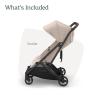 UPPAbaby Minu Duo Side-by-Side Double Stroller – Lightweight + Compact Design for Travel – Easy Fold- from Birth to Toddler – Independent Recline -Ada (Sandstone/Carbon Frame/Chestnut Leather)(Ada (Sandstone Melange/Carbon Frame/Chestnut Leather))