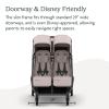 UPPAbaby Minu Duo Side-by-Side Double Stroller – Lightweight + Compact Design for Travel – Easy Fold- from Birth to Toddler – Independent Recline -Ada (Sandstone/Carbon Frame/Chestnut Leather)(Ada (Sandstone Melange/Carbon Frame/Chestnut Leather))
