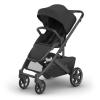 UPPAbaby Cruz V3 Stroller – from Birth + Car Seat Compatible – Full-Size, Reversible Seat – Infant Insert, Bug and Rain Shields Included – Ada – (Sandstone Mélange/Carbon Frame/Chestnut Leather)(Jake (Charcoal))