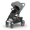 UPPAbaby Cruz V3 Stroller – from Birth + Car Seat Compatible – Full-Size, Reversible Seat – Infant Insert, Bug and Rain Shields Included – Ada – (Sandstone Mélange/Carbon Frame/Chestnut Leather)(Greyson (Charcoal Mélange))