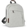 UPPAbaby Changing Backpack – Multiple Storage Compartments – Side Bottle + Laptop Pockets – Trolley Sleeve – Stroller Strap Attachment – Ada -Sandstone Mélange | Chestnut Leather(Anthony (White and Grey Chenille/Chestnut Leather))
