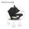 UPPAbaby Aria V2 Lightweight Infant Car Seat – Just Under 6 lbs – Base with Load Leg + Infant Insert + All-Weather FootCover Included – Direct Stroller Attachment – Ada (Sandstone)(Jake (Charcoal))