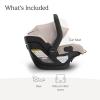 UPPAbaby Mesa V3 Infant Car Seat – Easy Installation + SmartSecure Technology – Attaches to Stroller | Base + Infant Insert Included – Ada (Sandstone)(Ada (Sandstone Mélange))