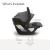 UPPAbaby Mesa V3 Infant Car Seat – Easy Installation + SmartSecure Technology – Attaches to Stroller | Base + Infant Insert Included – Ada (Sandstone)(Greyson (Charcoal Mélange))