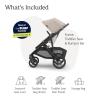 UPPAbaby Vista V3 Convertible Single-to-Double Stroller for Baby & Toddler, 30+ Configurations, Car Seat Compatible, All-Wheel Suspension, XL Basket – Ada (Sandstone Mélange/Carbon Frame)(Ada (Sandstone Mélange))