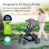 UPPAbaby Vista V3 Convertible Single-to-Double Stroller for Baby & Toddler, 30+ Configurations, Car Seat Compatible, All-Wheel Suspension, XL Basket – Ada (Sandstone Mélange/Carbon Frame)(Ada (Sandstone Mélange))
