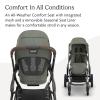 UPPAbaby Vista V3 Convertible Single-to-Double Stroller for Baby & Toddler, 30+ Configurations, Car Seat Compatible, All-Wheel Suspension, XL Basket – Ada (Sandstone Mélange/Carbon Frame)(Evelyn (Meadow Green))