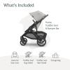 UPPAbaby Vista V3 Convertible Single-to-Double Stroller for Baby & Toddler, 30+ Configurations, Car Seat Compatible, All-Wheel Suspension, XL Basket – Ada (Sandstone Mélange/Carbon Frame)(Savannah (Pearl Gray Jacquard))
