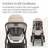 UPPAbaby Vista V3 Convertible Single-to-Double Stroller for Baby & Toddler, 30+ Configurations, Car Seat Compatible, All-Wheel Suspension, XL Basket – Ada (Sandstone Mélange/Carbon Frame)(Ada (Sandstone Mélange))