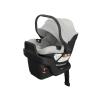 UPPAbaby Aria V2 Lightweight Infant Car Seat – Just Under 6 lbs – Base with Load Leg + Infant Insert + All-Weather FootCover Included – Direct Stroller Attachment – Ada (Sandstone)(Savannah (Pearl Gray Jacquard))